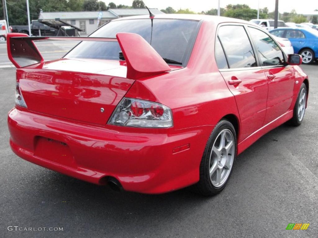 2005 Lancer Evolution VIII - Rally Red / Black photo #14