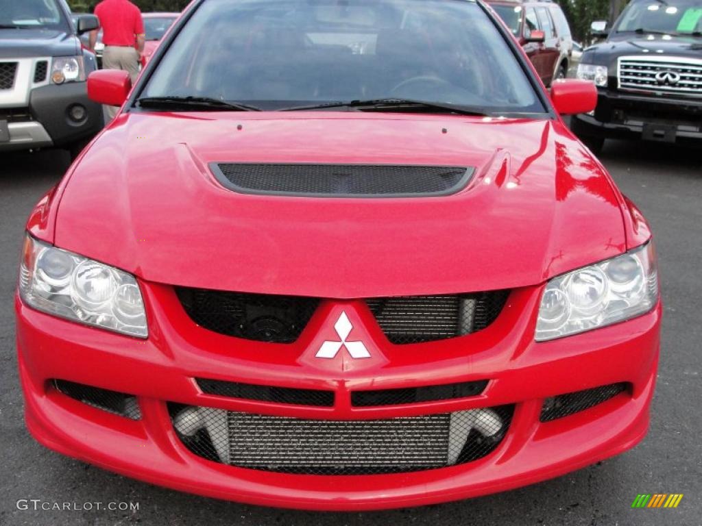 2005 Lancer Evolution VIII - Rally Red / Black photo #16