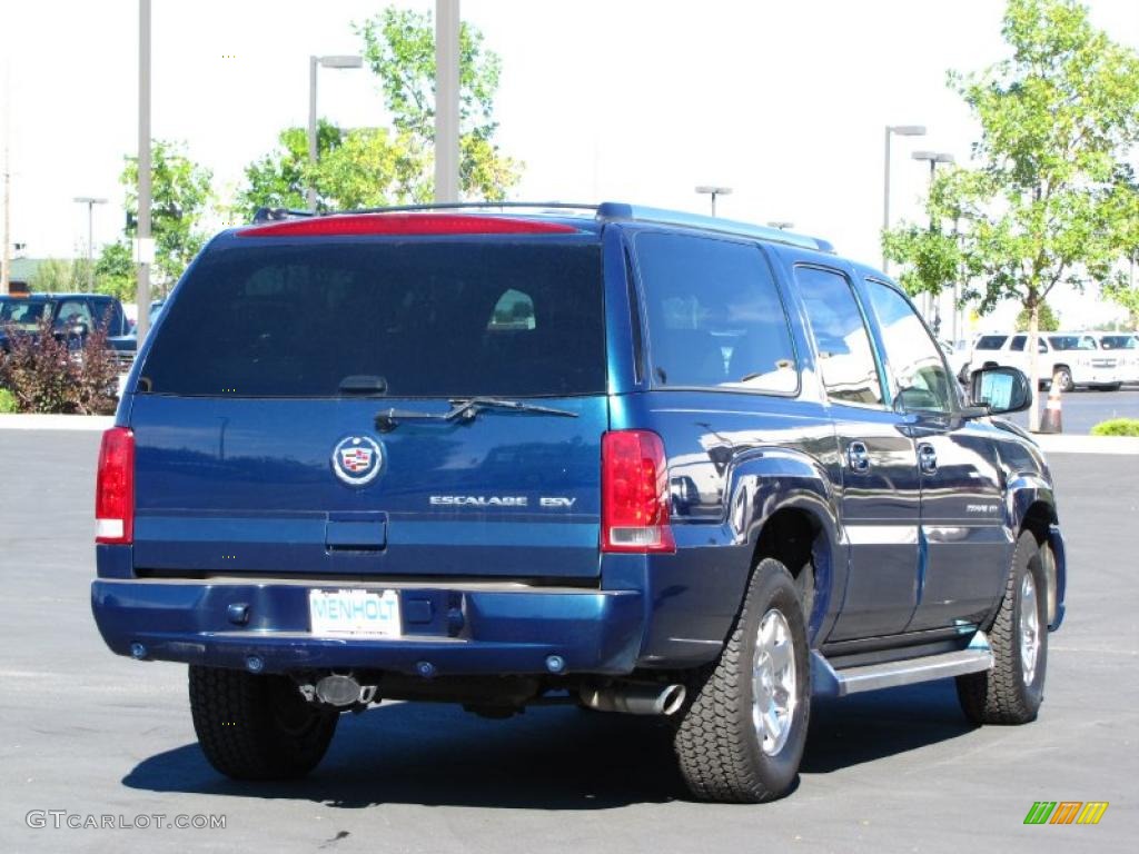 2006 Escalade ESV AWD - Rip Tide Blue / Cashmere photo #3