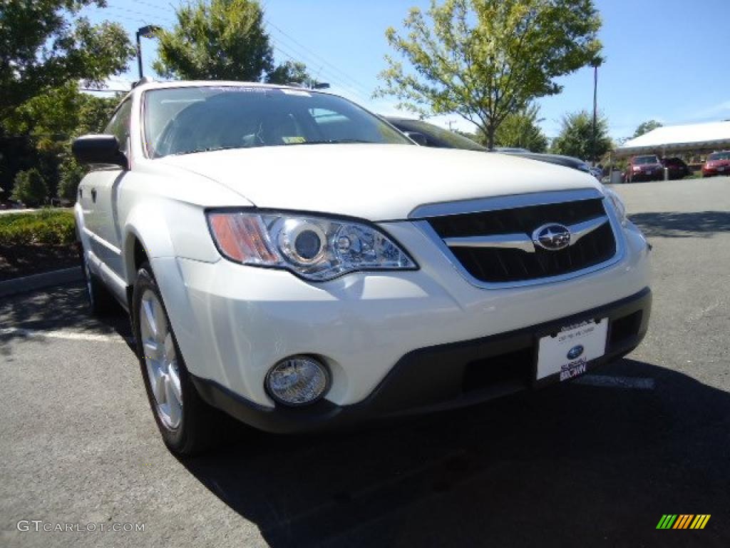 2009 Outback 2.5i Special Edition Wagon - Satin White Pearl / Warm Ivory photo #1