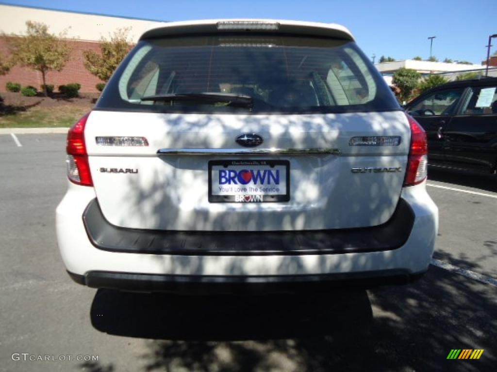 2009 Outback 2.5i Special Edition Wagon - Satin White Pearl / Warm Ivory photo #4