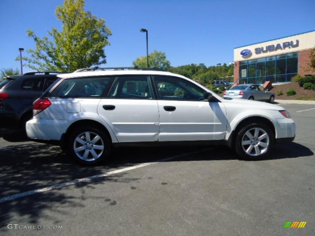 2009 Outback 2.5i Special Edition Wagon - Satin White Pearl / Warm Ivory photo #5
