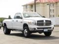 2008 Bright White Dodge Ram 3500 Big Horn Edition Quad Cab 4x4 Dually  photo #2