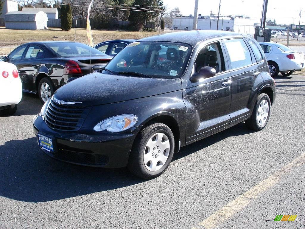 2008 PT Cruiser LX - Brilliant Black Crystal Pearl / Pastel Slate Gray photo #1