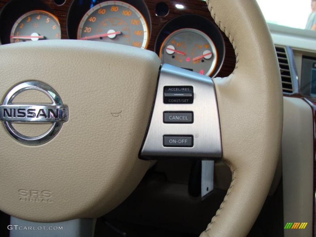 2007 Murano SL AWD - Super Black / Cafe Latte photo #18