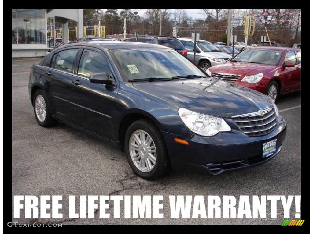 2008 Sebring LX Sedan - Modern Blue Pearl / Dark Slate Gray/Light Slate Gray photo #1