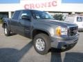 Gray Green Metallic - Sierra 1500 SLE Crew Cab 4x4 Photo No. 1