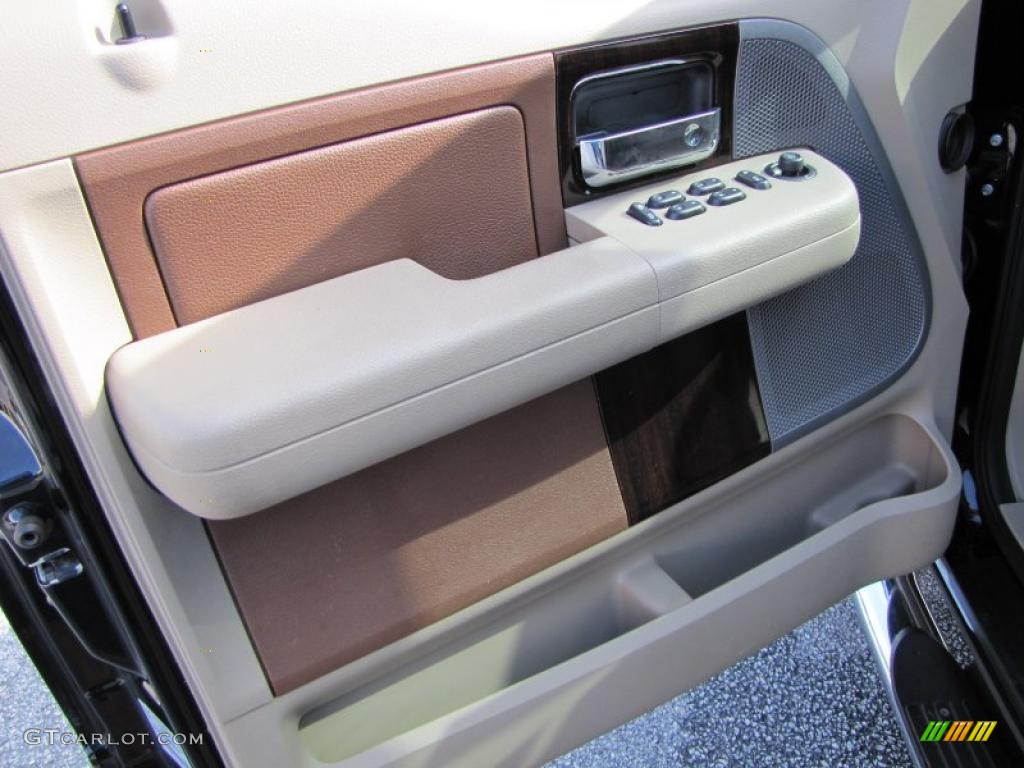 2006 F150 King Ranch SuperCrew - Black / Castano Brown Leather photo #12