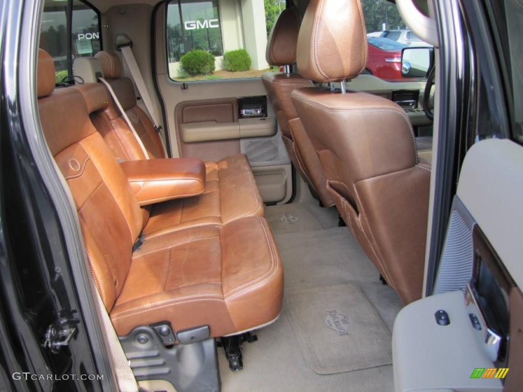 2006 F150 King Ranch SuperCrew - Black / Castano Brown Leather photo #16