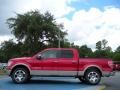 2010 Red Candy Metallic Ford F150 Lariat SuperCrew  photo #2