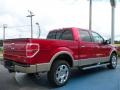 2010 Red Candy Metallic Ford F150 Lariat SuperCrew  photo #3