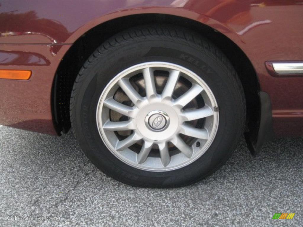 2004 XG350 L Sedan - Bordeaux Red Metallic / Beige photo #7