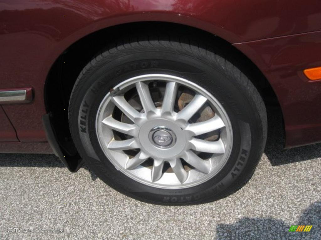 2004 XG350 L Sedan - Bordeaux Red Metallic / Beige photo #10