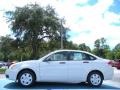 2010 White Suede Ford Focus S Sedan  photo #2