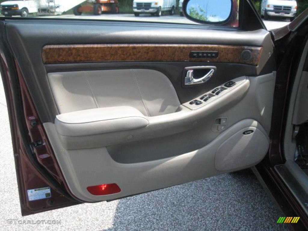 2004 XG350 L Sedan - Bordeaux Red Metallic / Beige photo #11