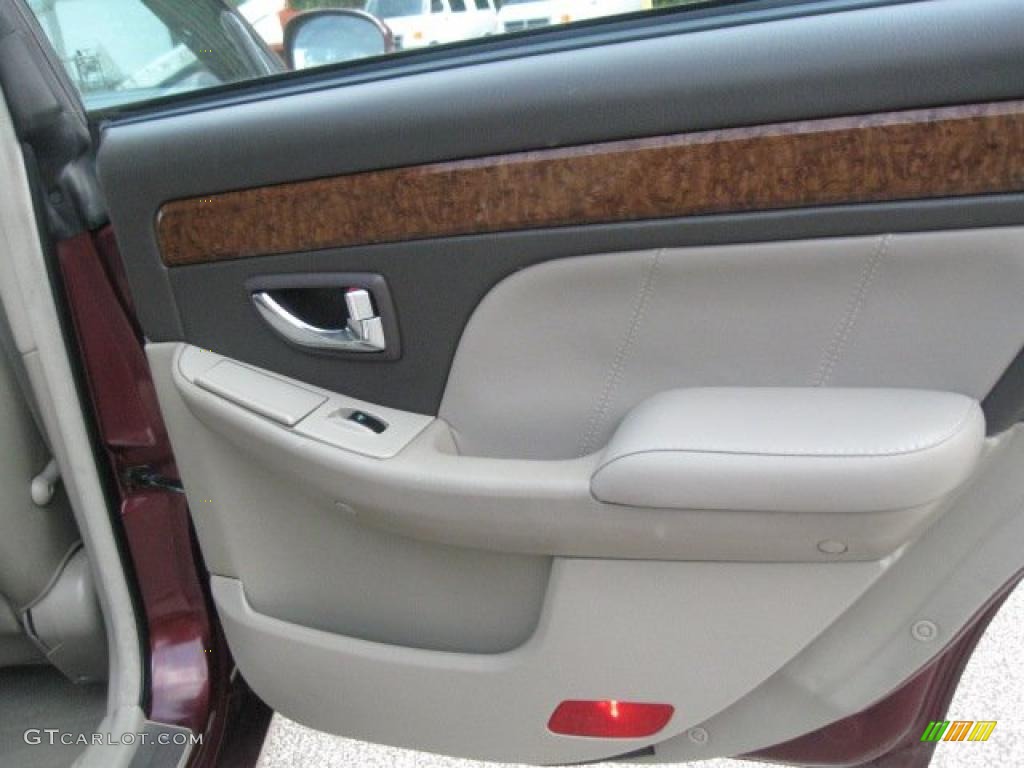 2004 XG350 L Sedan - Bordeaux Red Metallic / Beige photo #15