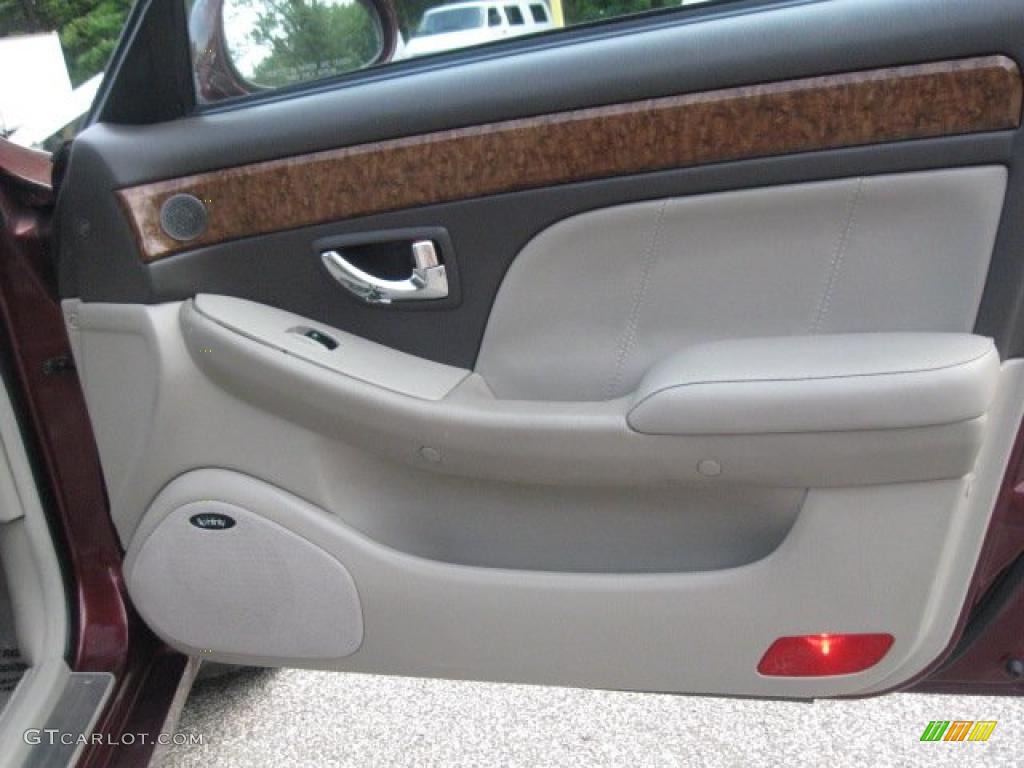2004 XG350 L Sedan - Bordeaux Red Metallic / Beige photo #17