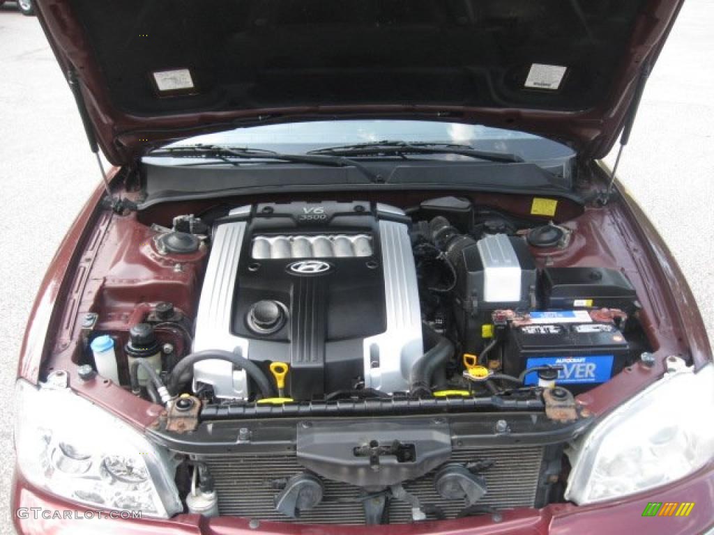 2004 XG350 L Sedan - Bordeaux Red Metallic / Beige photo #29