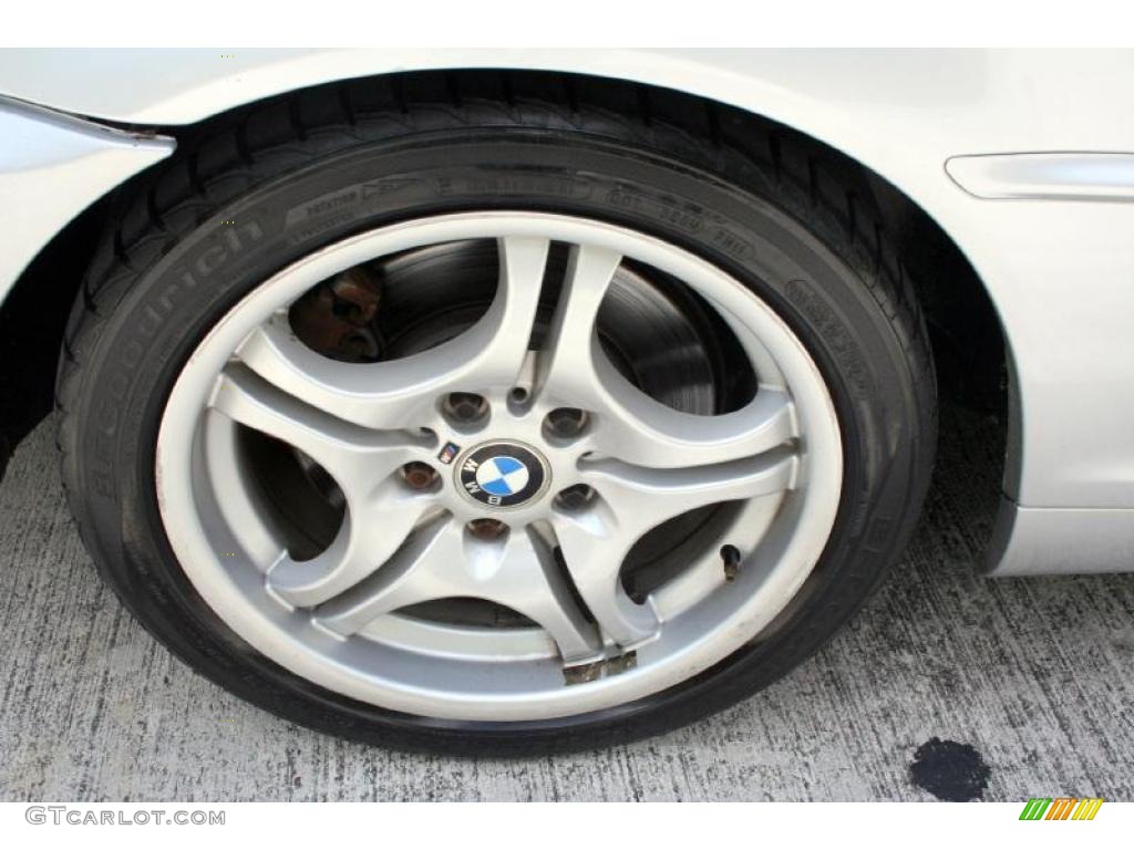 2001 3 Series 330i Coupe - Titanium Silver Metallic / Grey photo #25
