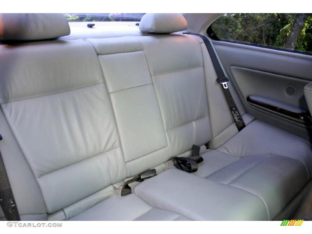 2001 3 Series 330i Coupe - Titanium Silver Metallic / Grey photo #44