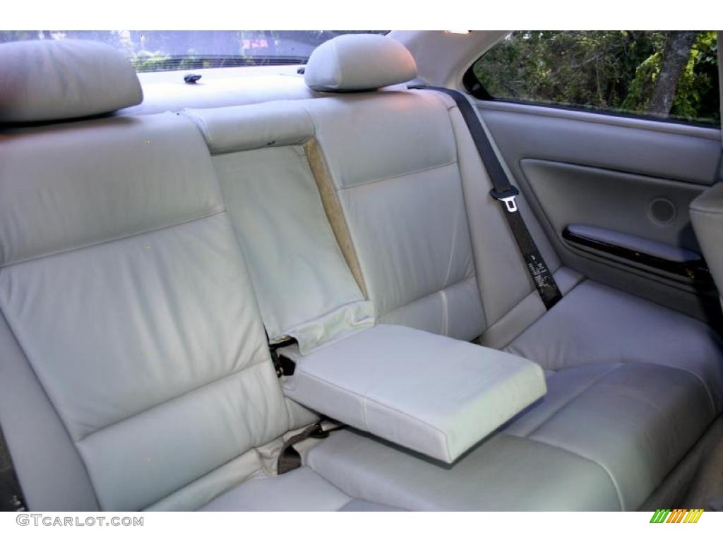 2001 3 Series 330i Coupe - Titanium Silver Metallic / Grey photo #46