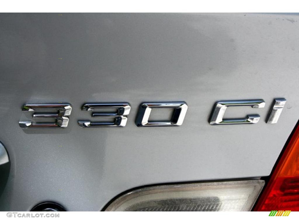 2001 3 Series 330i Coupe - Titanium Silver Metallic / Grey photo #48