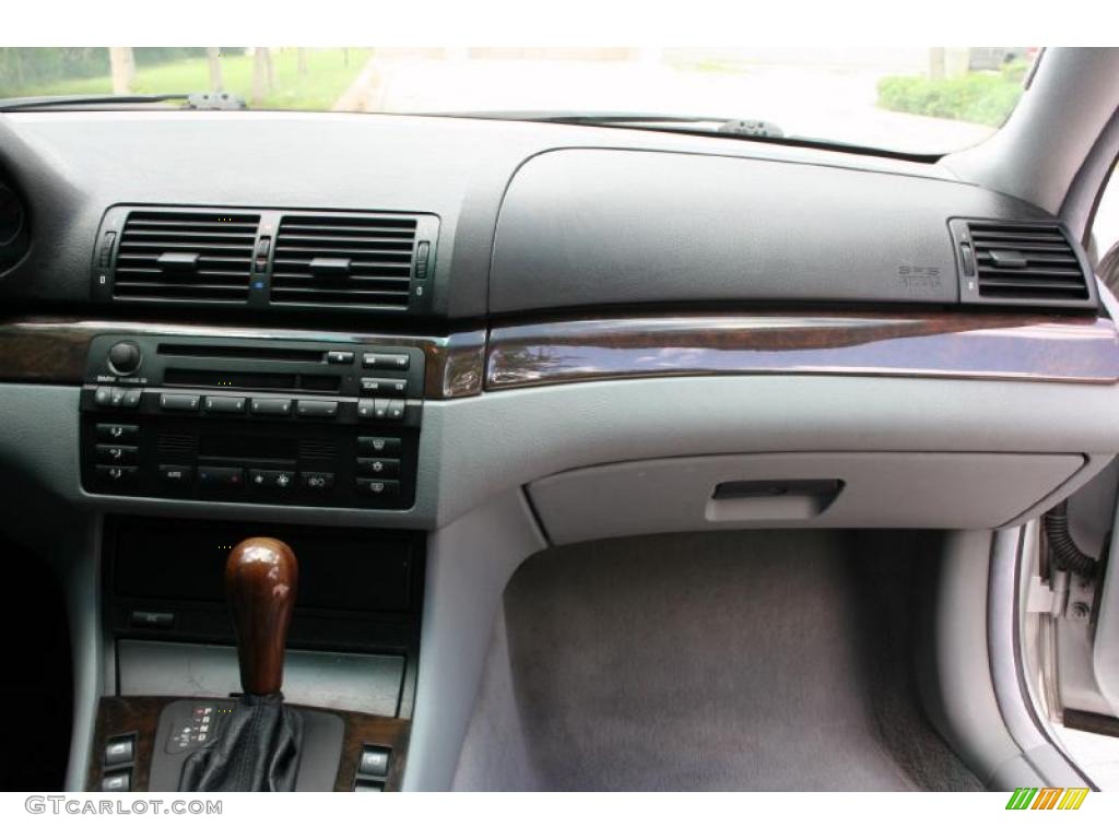 2001 3 Series 330i Coupe - Titanium Silver Metallic / Grey photo #70