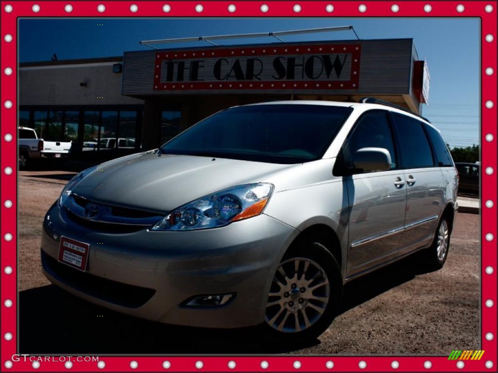 2007 Sienna XLE Limited AWD - Silver Shadow Pearl / Stone photo #1