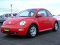 2002 Red Uni Volkswagen New Beetle GLS Coupe  photo #3