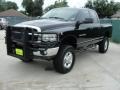 2005 Black Dodge Ram 2500 SLT Quad Cab 4x4  photo #7