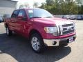 2010 Red Candy Metallic Ford F150 Lariat SuperCrew 4x4  photo #7