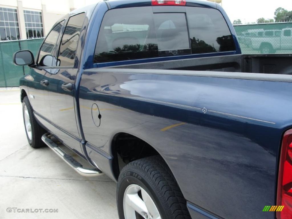 2008 Ram 1500 Lone Star Edition Quad Cab - Patriot Blue Pearl / Medium Slate Gray photo #5
