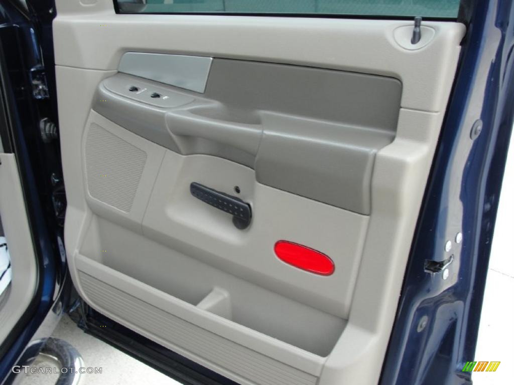 2008 Ram 1500 Lone Star Edition Quad Cab - Patriot Blue Pearl / Medium Slate Gray photo #26