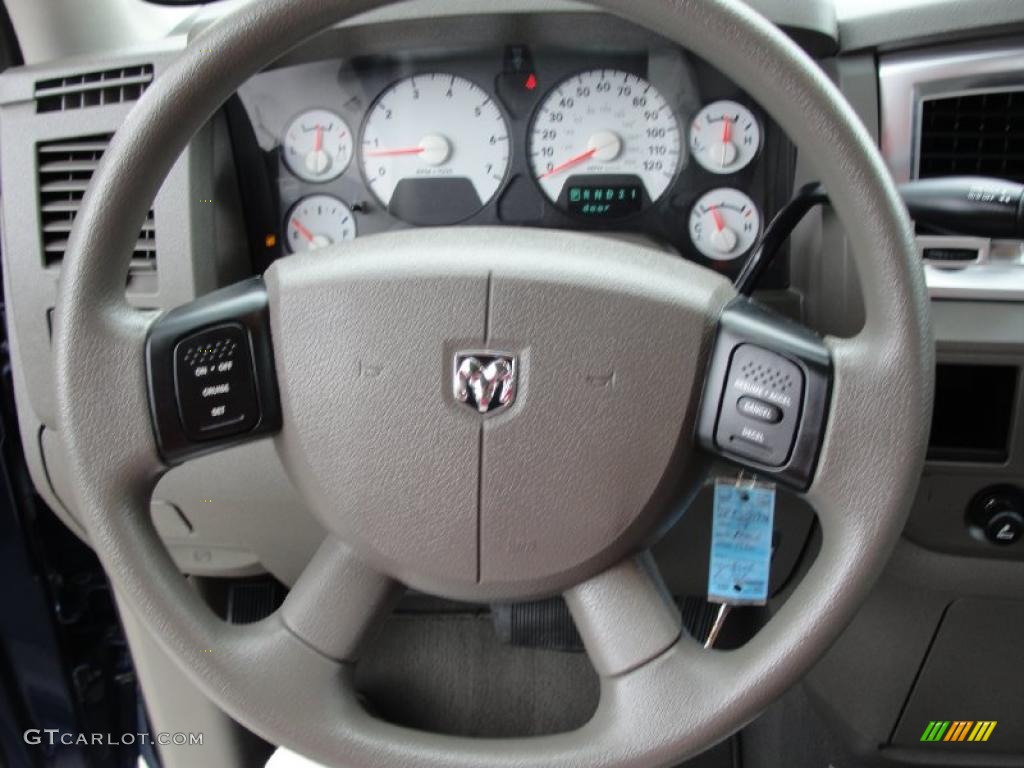 2008 Ram 1500 Lone Star Edition Quad Cab - Patriot Blue Pearl / Medium Slate Gray photo #40