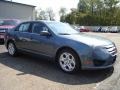2011 Steel Blue Metallic Ford Fusion SE  photo #10