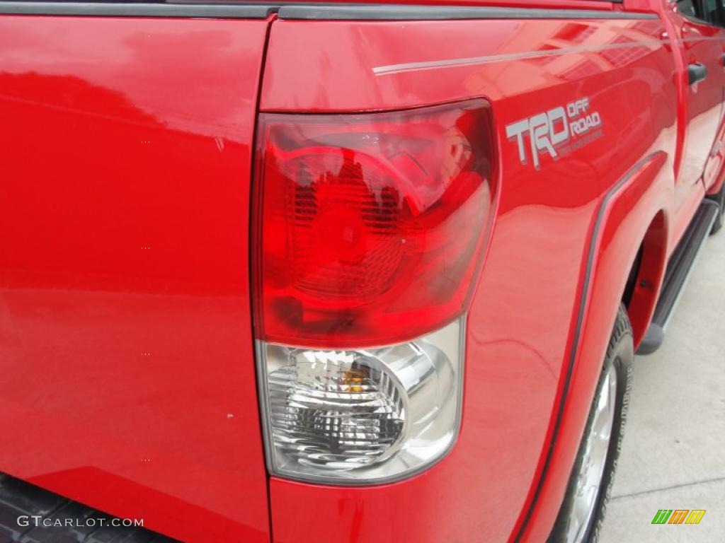 2008 Tundra SR5 TRD CrewMax - Radiant Red / Graphite Gray photo #23