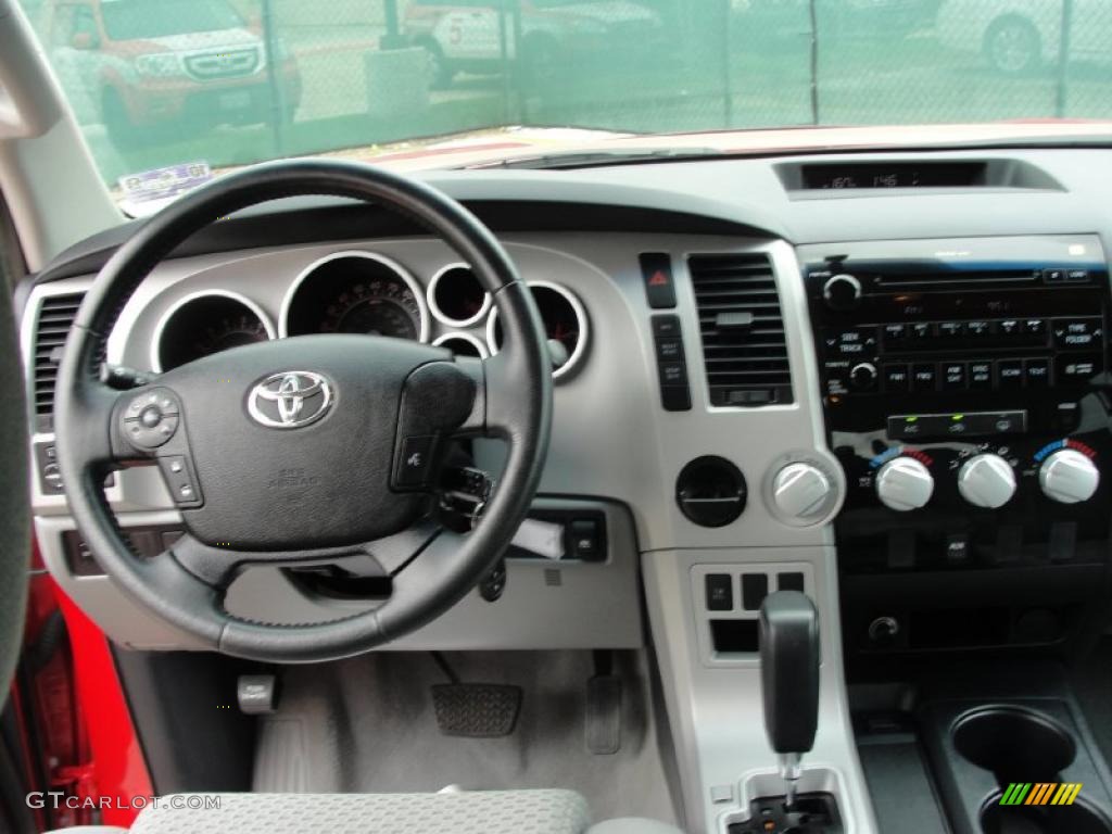 2008 Tundra SR5 TRD CrewMax - Radiant Red / Graphite Gray photo #38