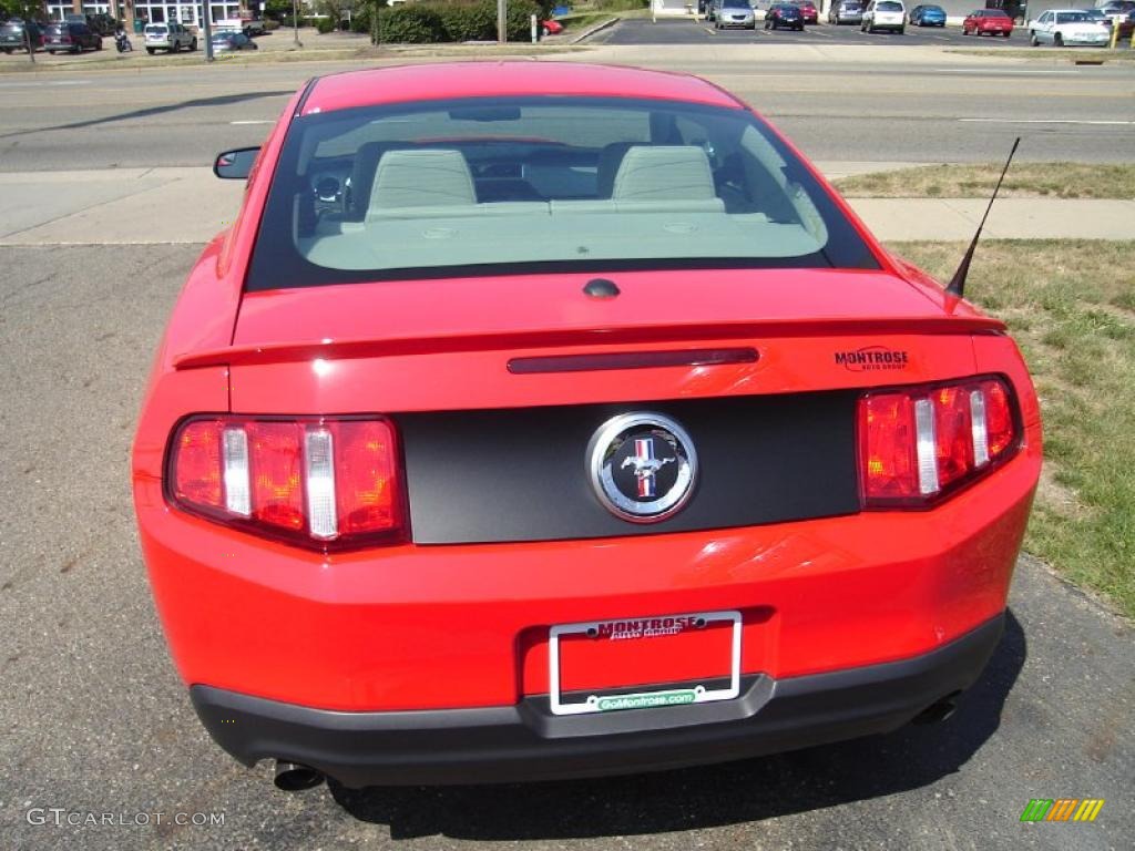 2011 Mustang V6 Coupe - Race Red / Stone photo #4