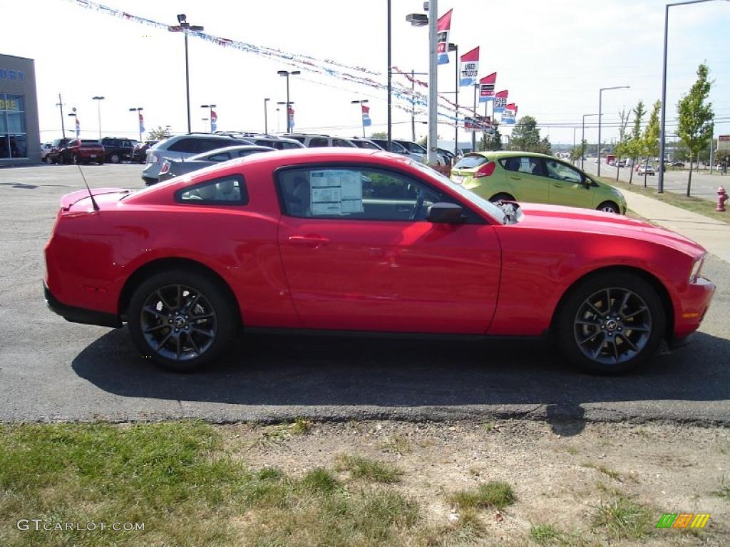 2011 Mustang V6 Coupe - Race Red / Stone photo #6