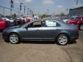 2011 Steel Blue Metallic Ford Fusion SE  photo #2