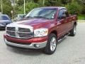 2008 Inferno Red Crystal Pearl Dodge Ram 1500 ST Quad Cab  photo #1