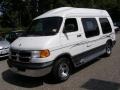 Bright White 2002 Dodge Ram Van 1500 Passenger Conversion