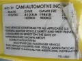 2002 Yellow Chevrolet Tracker ZR2 4WD Hard Top  photo #34