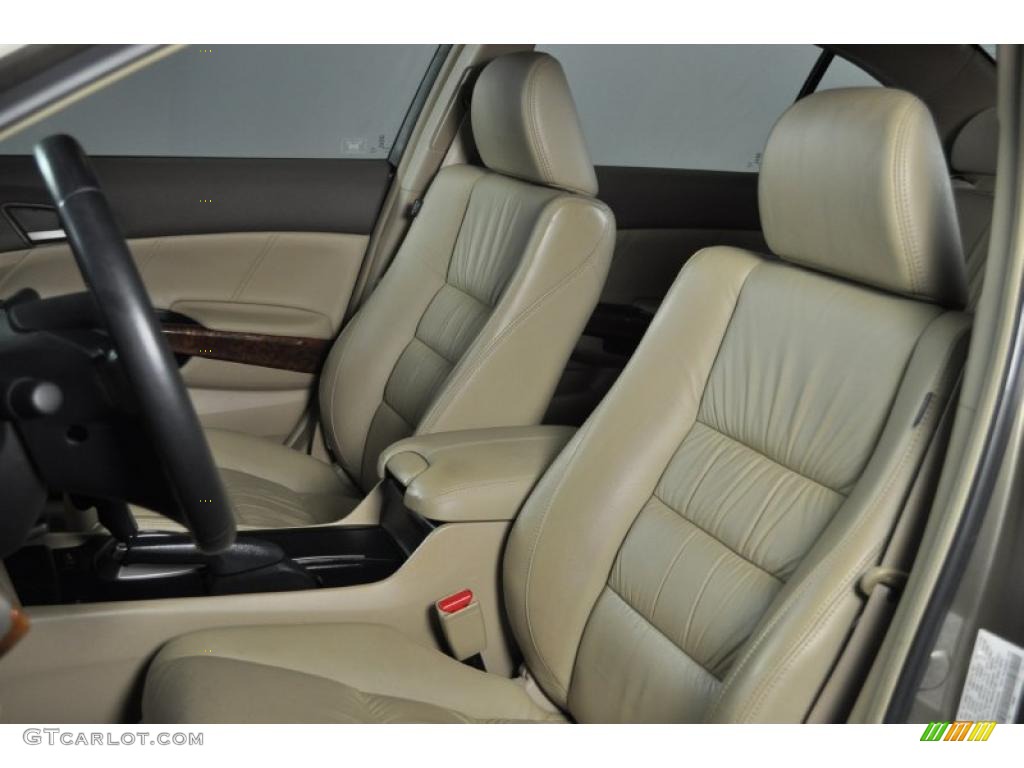 2008 Accord EX-L Sedan - Bold Beige Metallic / Ivory photo #14