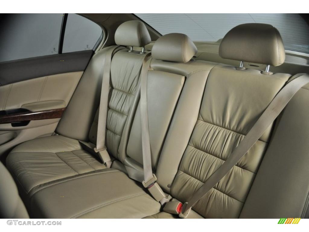 2008 Accord EX-L Sedan - Bold Beige Metallic / Ivory photo #18
