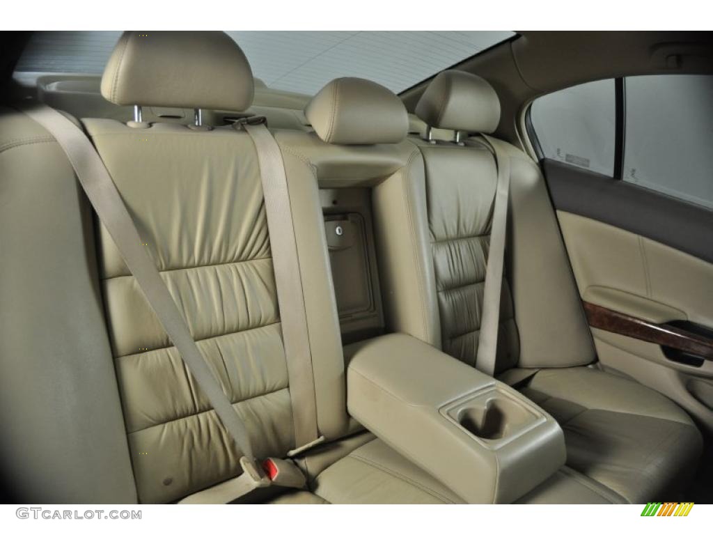 2008 Accord EX-L Sedan - Bold Beige Metallic / Ivory photo #24