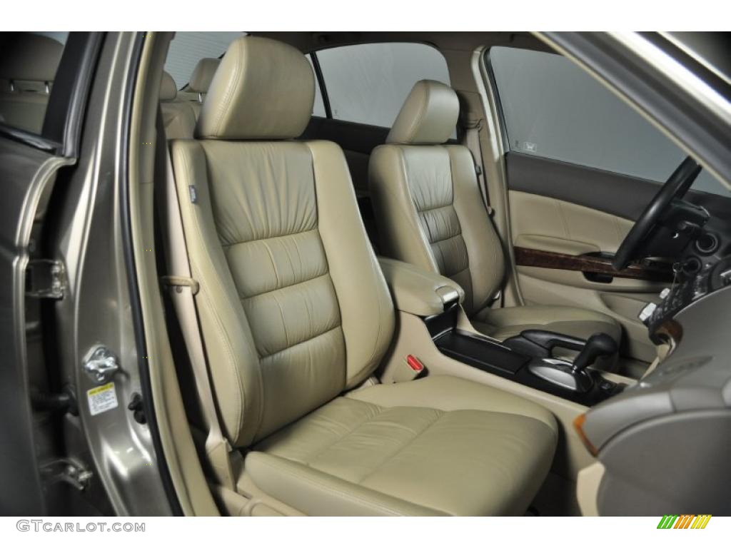 2008 Accord EX-L Sedan - Bold Beige Metallic / Ivory photo #28