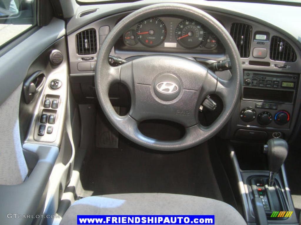 2006 Elantra GLS Sedan - Tidal Wave Blue / Gray photo #4