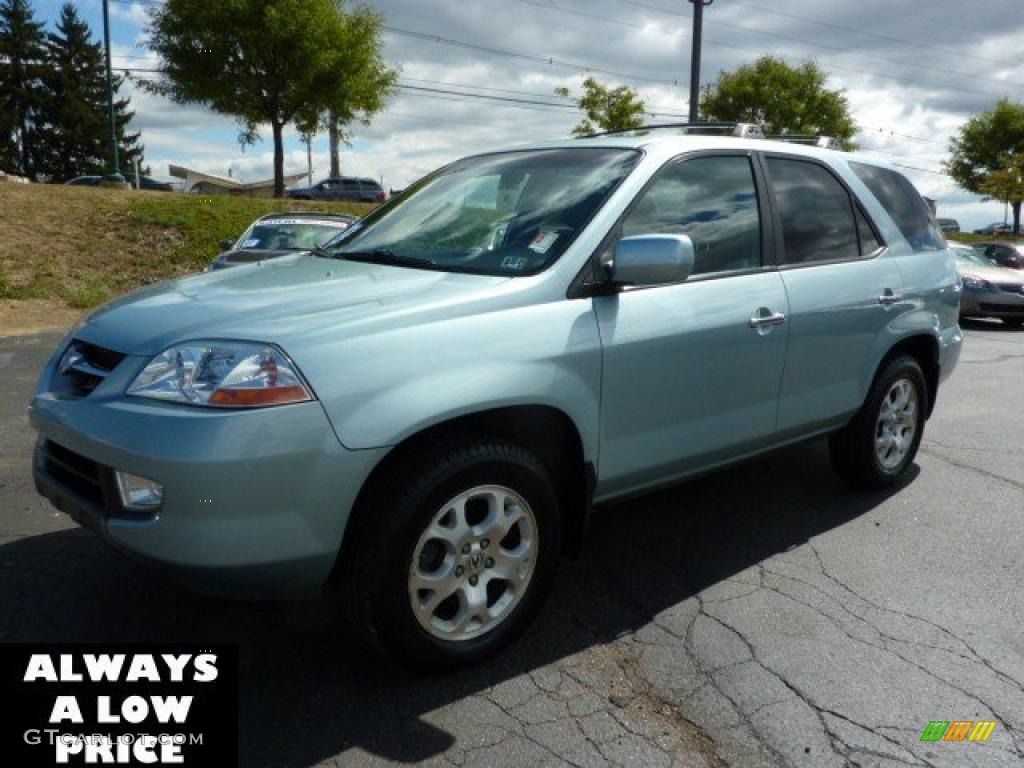 2002 MDX Touring - Havasu Blue Metallic / Ebony photo #3