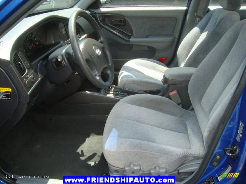 2006 Elantra GLS Sedan - Tidal Wave Blue / Gray photo #5